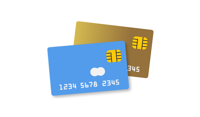 クレジットカードまたはデビットカード